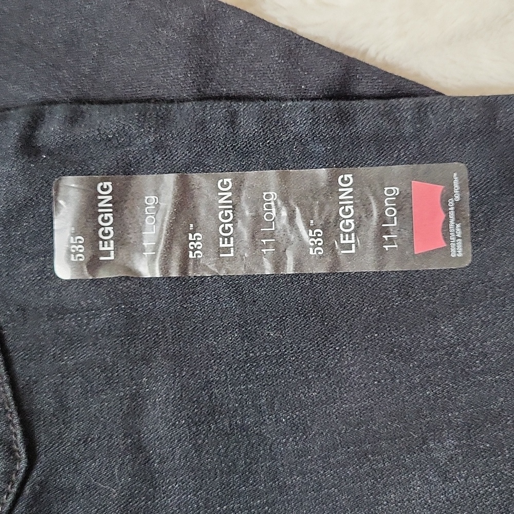 LEVI'S 535 Ultra Low-Rise Legging Jeans Size 11 Long, New With Tags - Picture 4 of 16